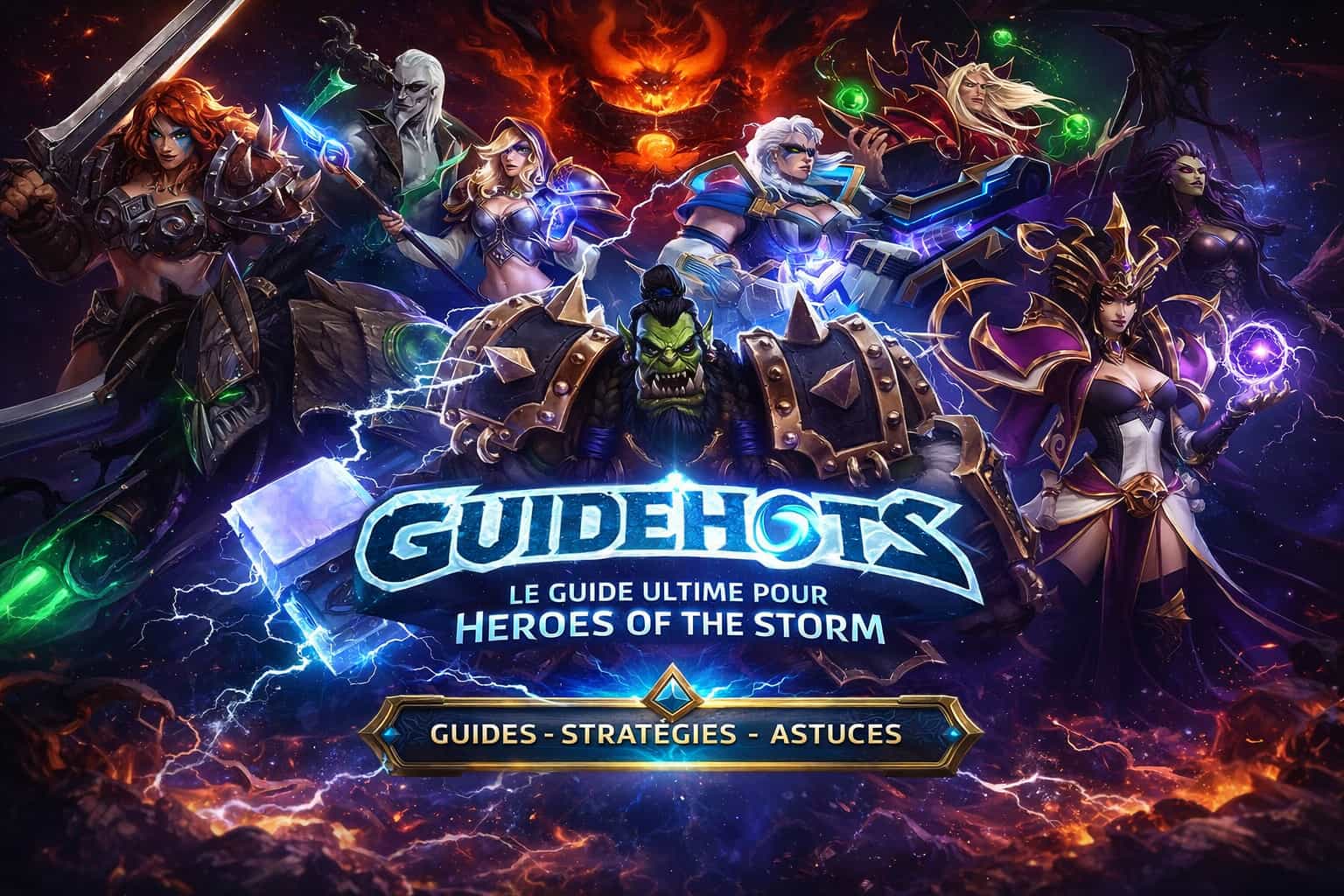 Heroes of the Storm roster artwork